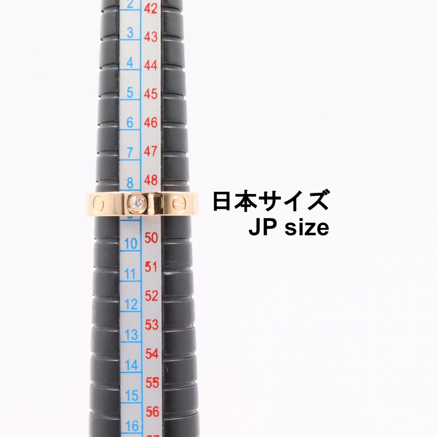 ミニラブリング 1PD リング 指輪 K18PG ダイヤモンド ピンクゴールド クリア カルティエ