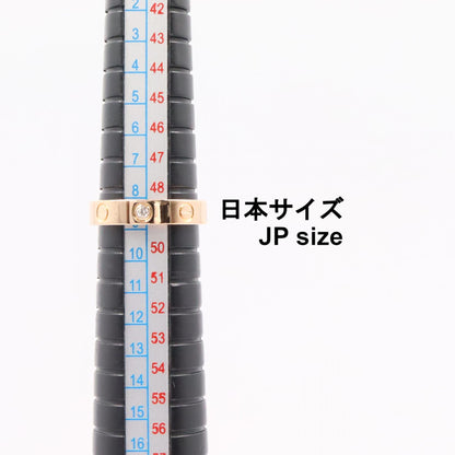 ミニラブリング 1PD リング 指輪 K18PG ダイヤモンド ピンクゴールド クリア カルティエ