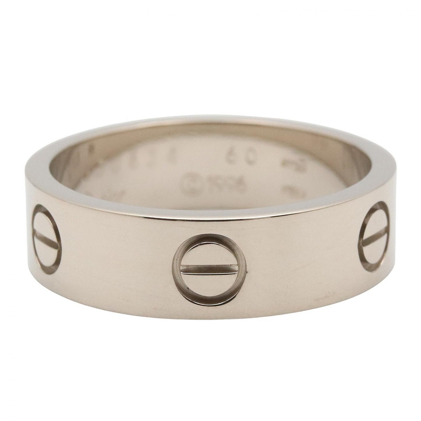 ラブリング リング 指輪 K18WG シルバー ホワイトゴールド カルティエ