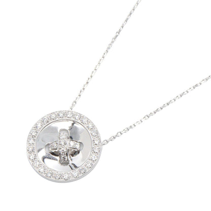 ブトニエール ダイヤ ネックレス ネックレス K18WG ダイヤモンド ホワイトゴールド クリア ヴァンクリーフアンドアーペル