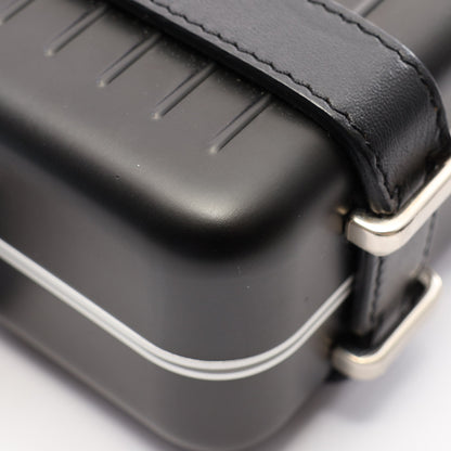 DIOR × RIMOWA パーソナルクラッチバッグ ショルダーバッグ ショルダーウォレット アルミニウム レザー ブラック ディオール