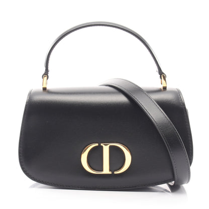 30 Montaigne Avenue モンテーニュ アベニュー トップハンドルバッグ スモール 2WAY ハンドバッグ カーフレザー ブラック クリスチャンディオール