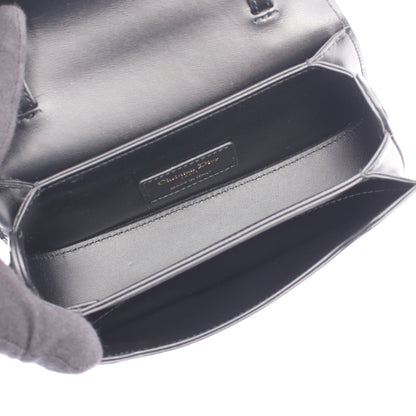 30 Montaigne Avenue モンテーニュ アベニュー トップハンドルバッグ スモール 2WAY ハンドバッグ カーフレザー ブラック クリスチャンディオール