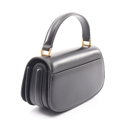 30 Montaigne Avenue モンテーニュ アベニュー トップハンドルバッグ スモール 2WAY ハンドバッグ カーフレザー ブラック クリスチャンディオール