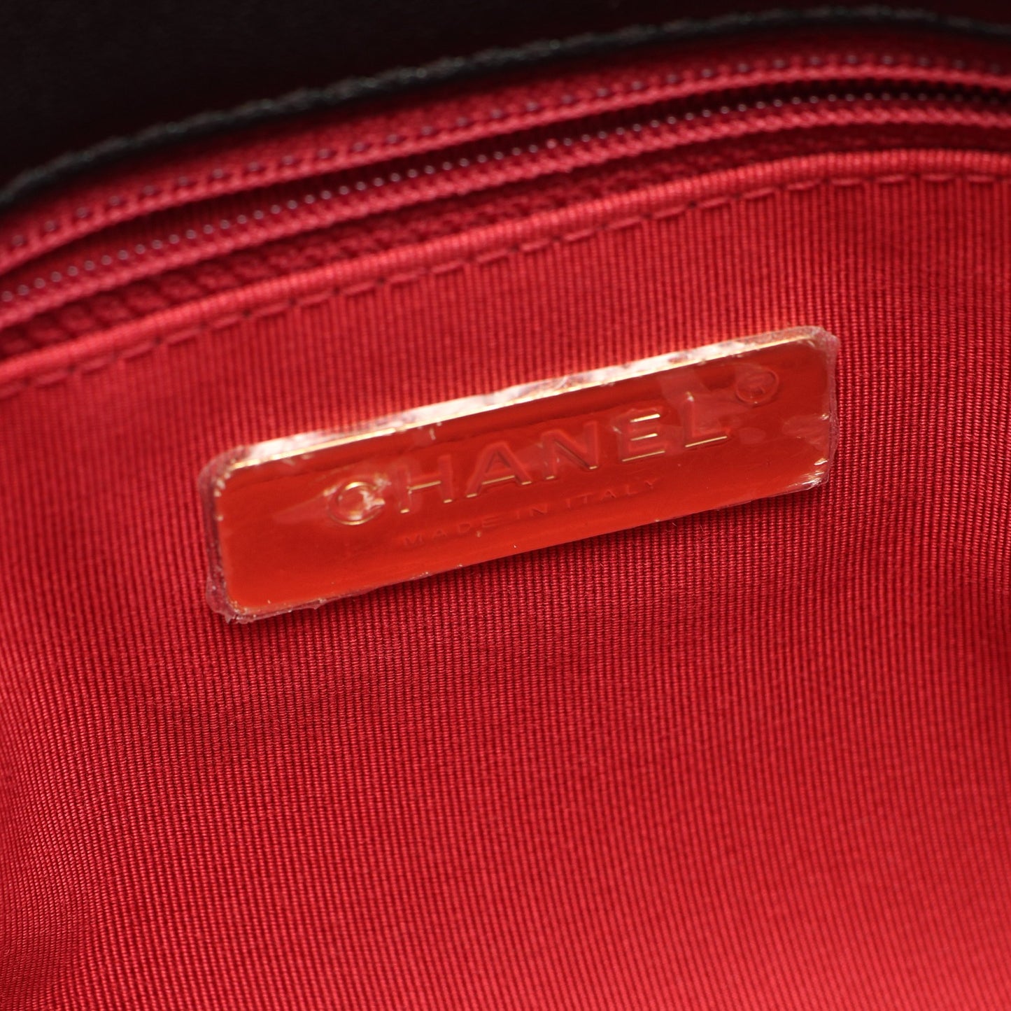 19 ディズヌフ マトラッセ チェーンショルダーバッグ レザー ブラック ゴールド金具 シャネル