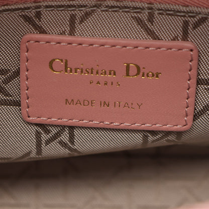 LADY DIOR MY ABCDIOR カナージュ 2WAY ハンドバッグ レザー ピンク クリスチャンディオール