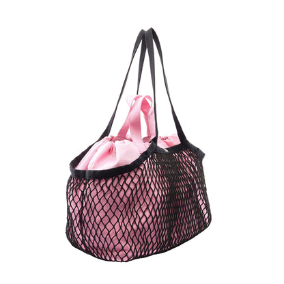 24/7 MEDIUM 2WAY ショルダーバッグ トートバッグ キャンバス ピンク ブラック バレンシアガ