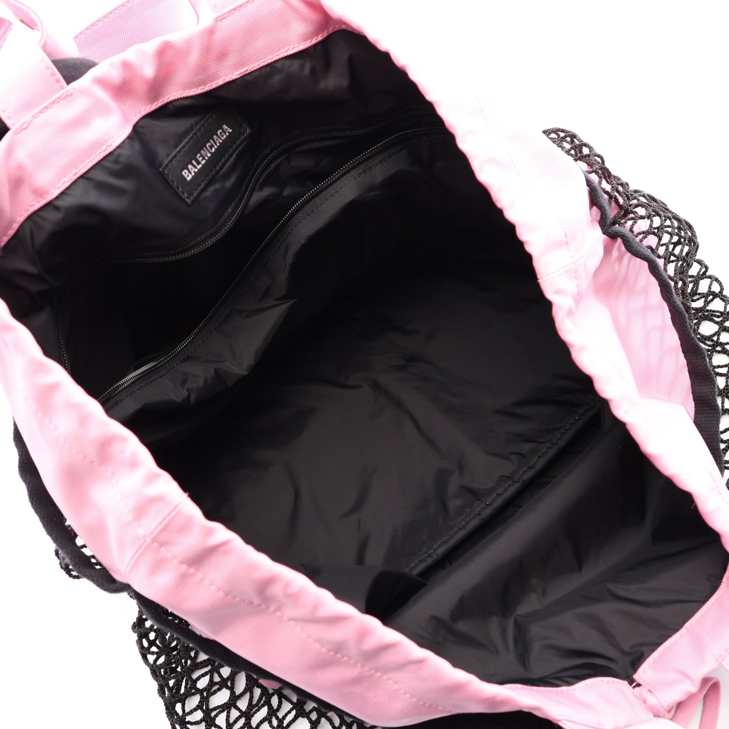 24/7 MEDIUM 2WAY ショルダーバッグ トートバッグ キャンバス ピンク ブラック バレンシアガ