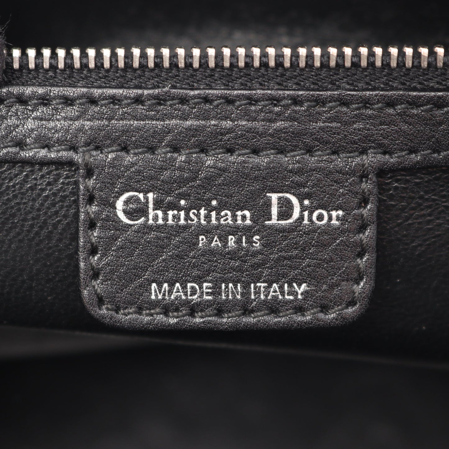 My Dior Frame ハンドバッグ レザー ブラック クリスチャンディオール