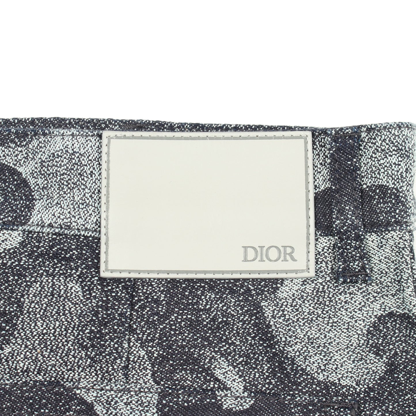 Christian Dior × PETER DOIG 総柄 デニムパンツ コットン ブラック グレー クリスチャンディオール