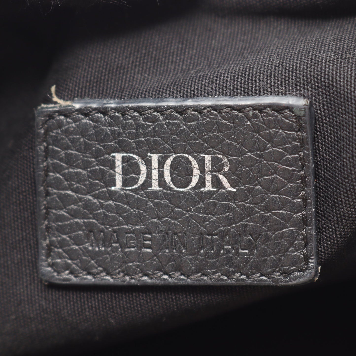 オブリーク ローラー ショルダーバッグ キャンバス レザー ベージュ ネイビー クリスチャンディオール