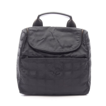 ニュートラベルライン バックパック バックパック リュックサック ナイロンキャンバス レザー ブラック ブラック金具 シャネル
