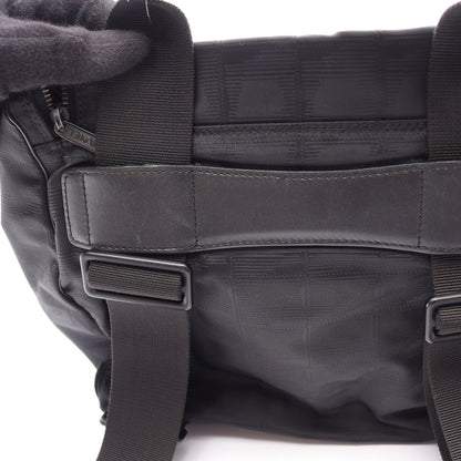 ニュートラベルライン バックパック バックパック リュックサック ナイロンキャンバス レザー ブラック ブラック金具 シャネル