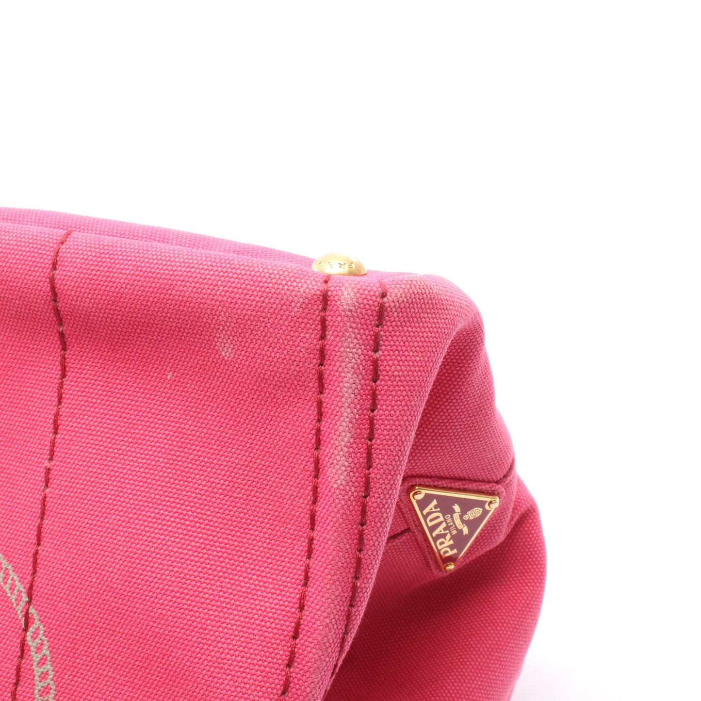 CANAPA カナパ ハンドバッグ トートバッグ キャンバス ピンク プラダ バッグ PRADA
