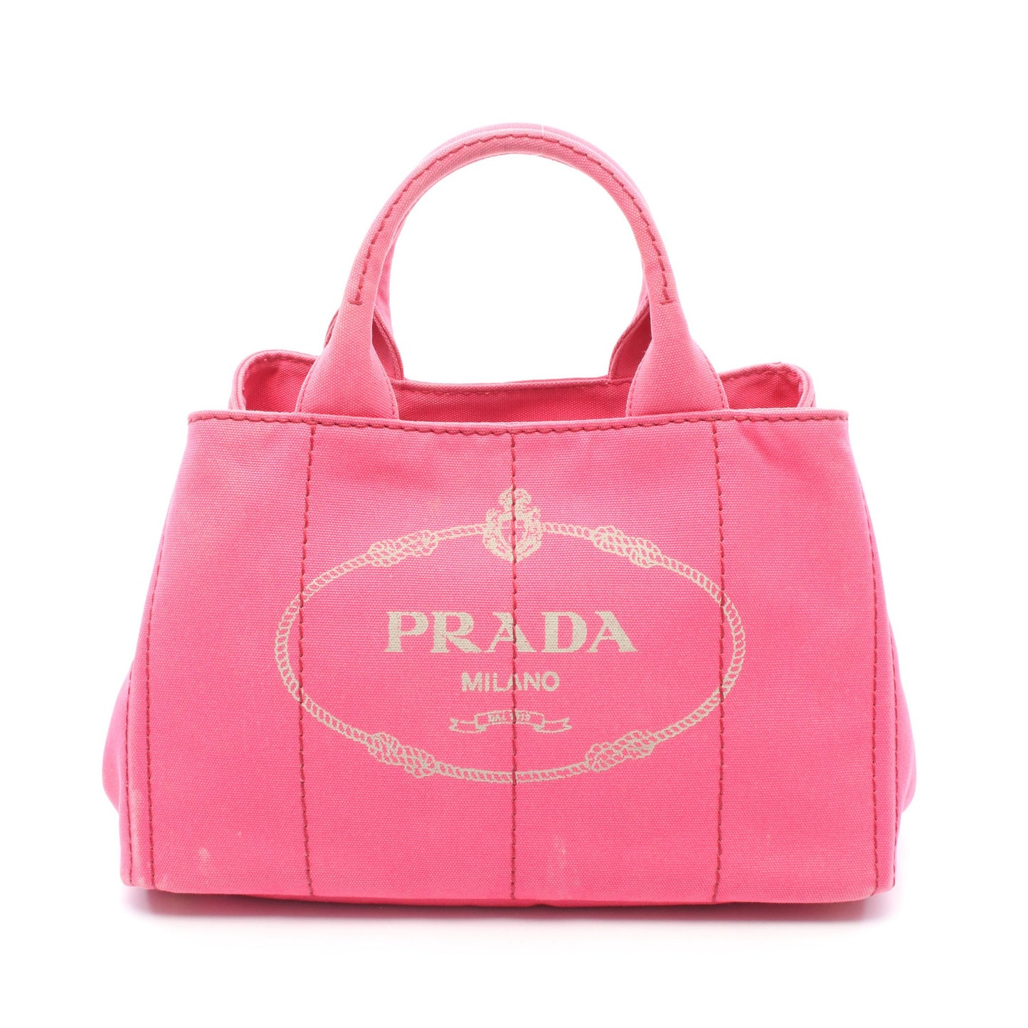 CANAPA カナパ ハンドバッグ トートバッグ キャンバス ピンク プラダ バッグ PRADA