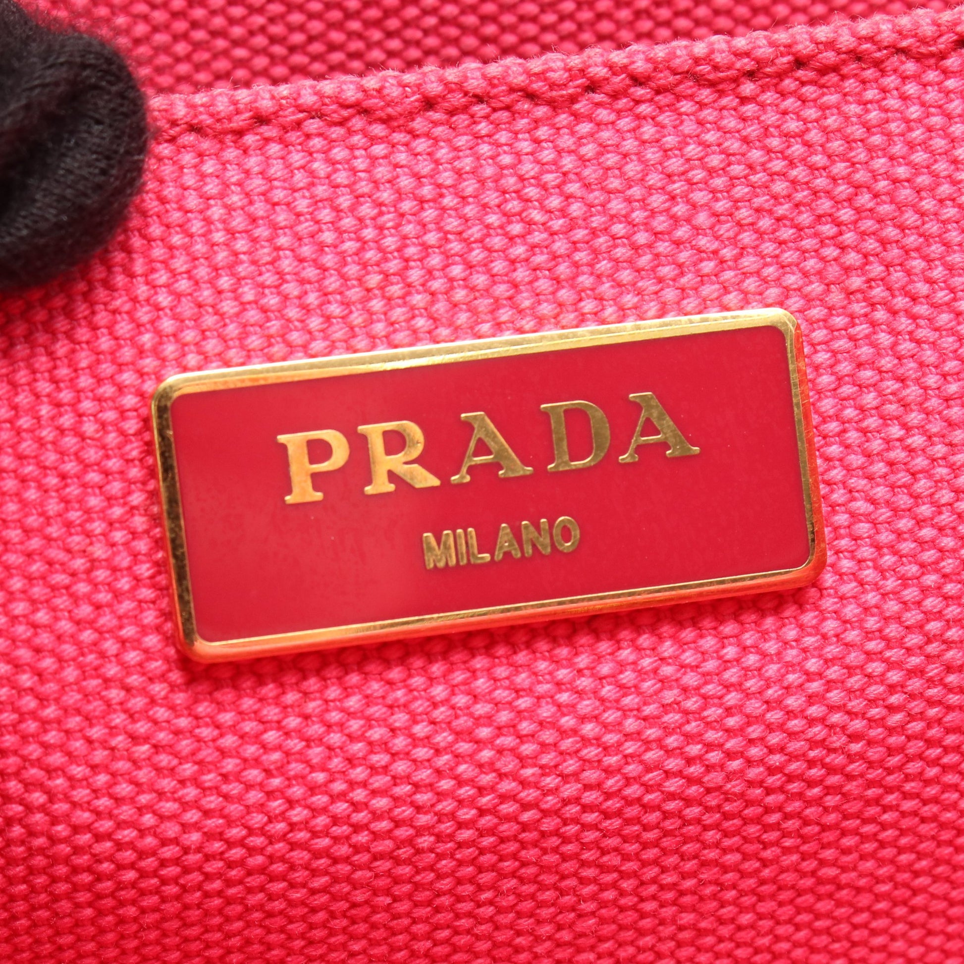 CANAPA カナパ ハンドバッグ トートバッグ キャンバス ピンク プラダ バッグ PRADA
