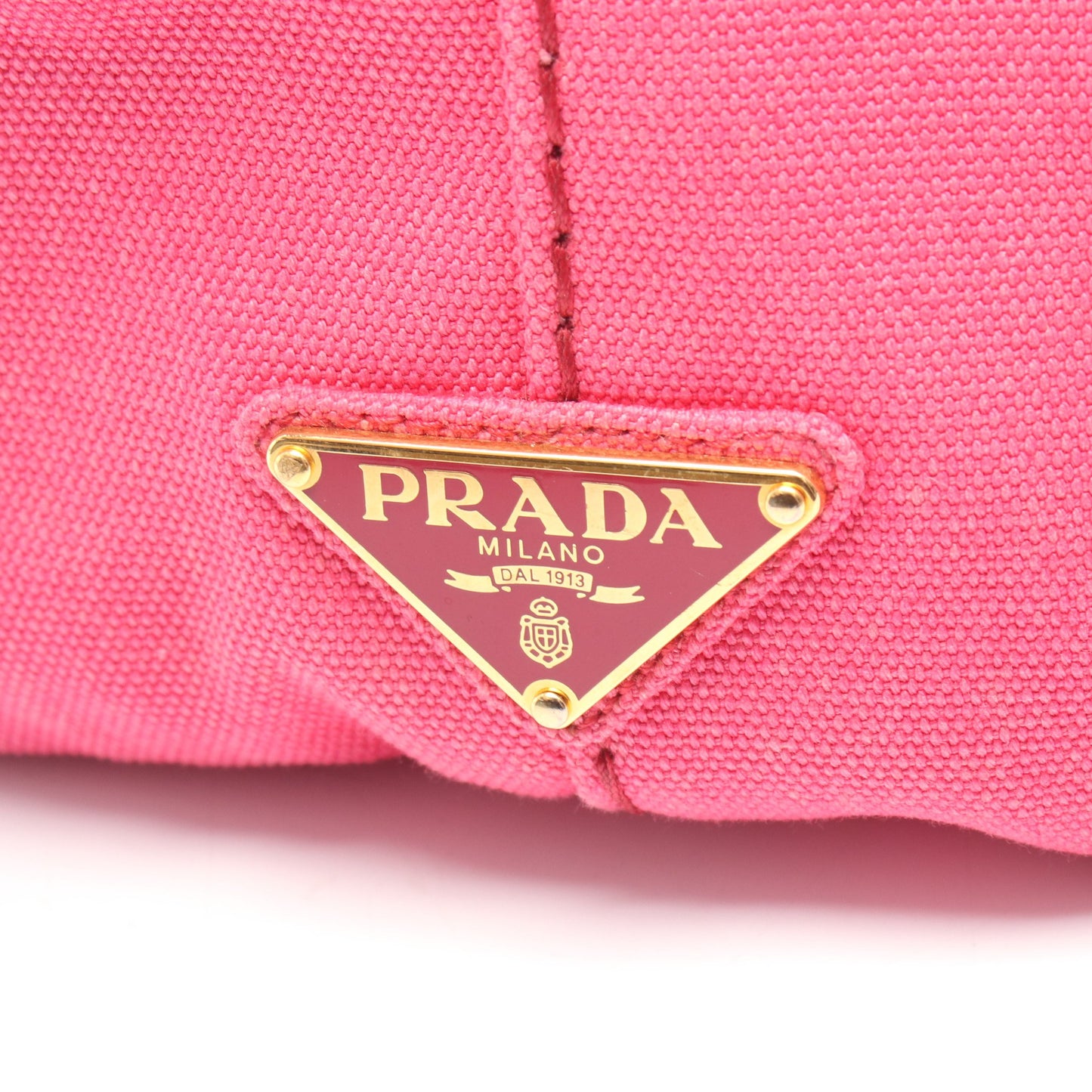 CANAPA カナパ ハンドバッグ トートバッグ キャンバス ピンク プラダ バッグ PRADA