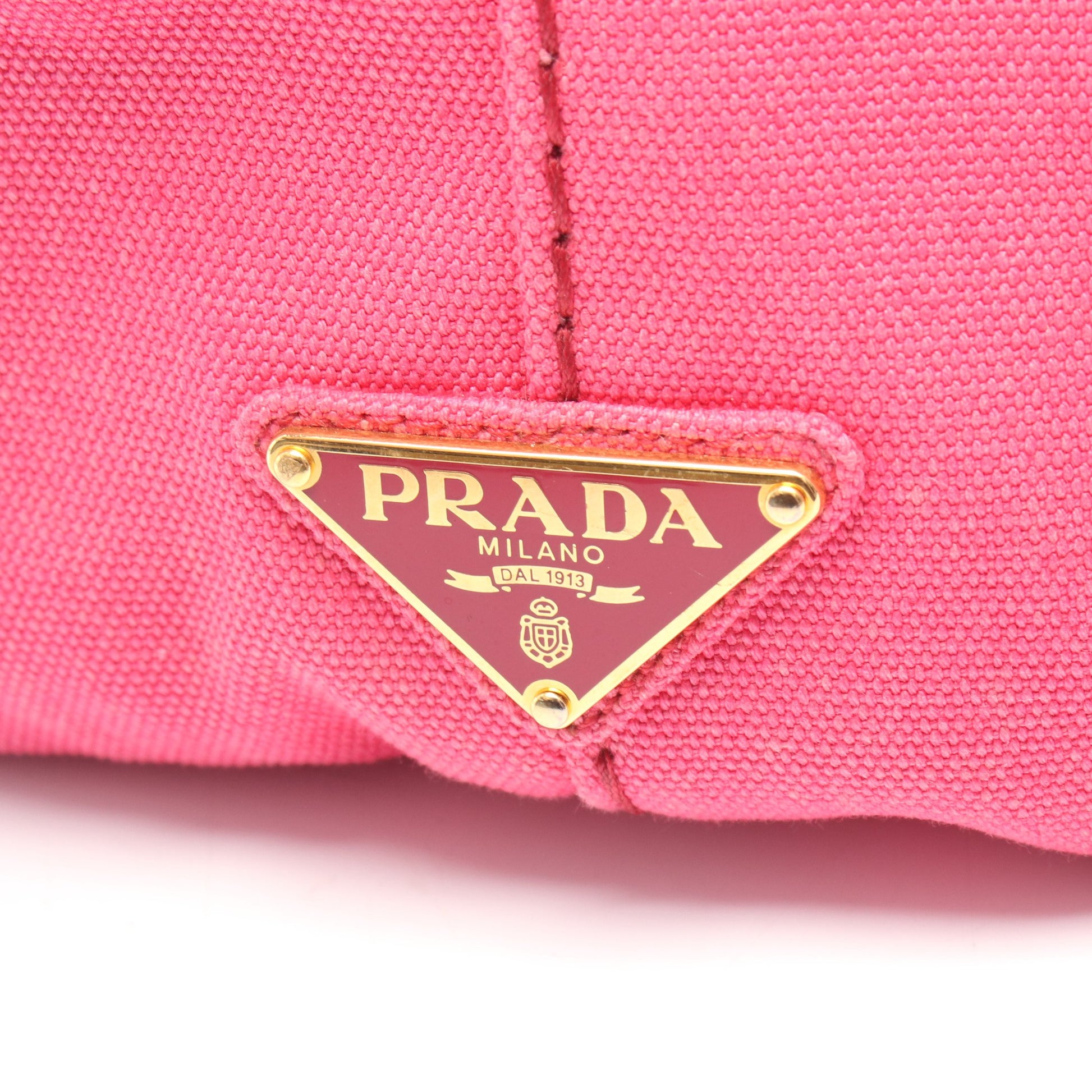 CANAPA カナパ ハンドバッグ トートバッグ キャンバス ピンク プラダ バッグ PRADA