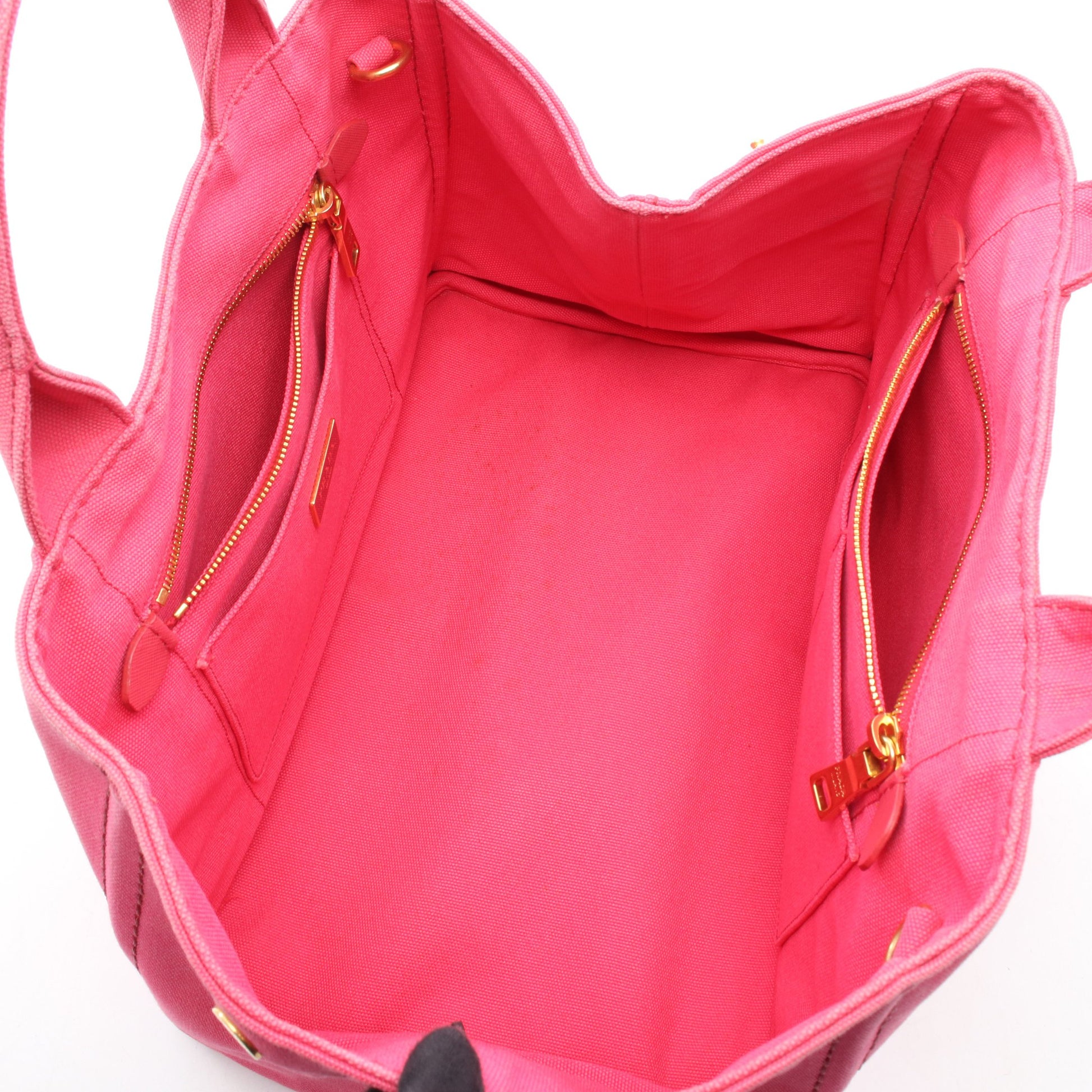 CANAPA カナパ ハンドバッグ トートバッグ キャンバス ピンク プラダ バッグ PRADA