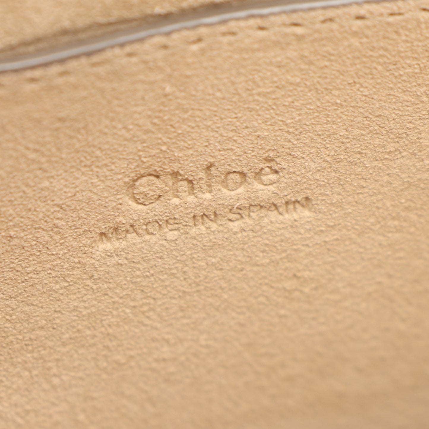 FAYE フェイ ショルダーバッグ レザー スエード グレーベージュ クロエ