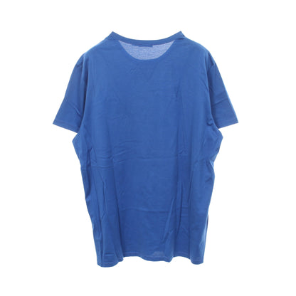 ロゴワッペン 半袖Tシャツ コットン ブルー モンクレール