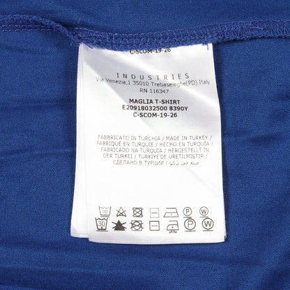 ロゴワッペン 半袖Tシャツ コットン ブルー モンクレール
