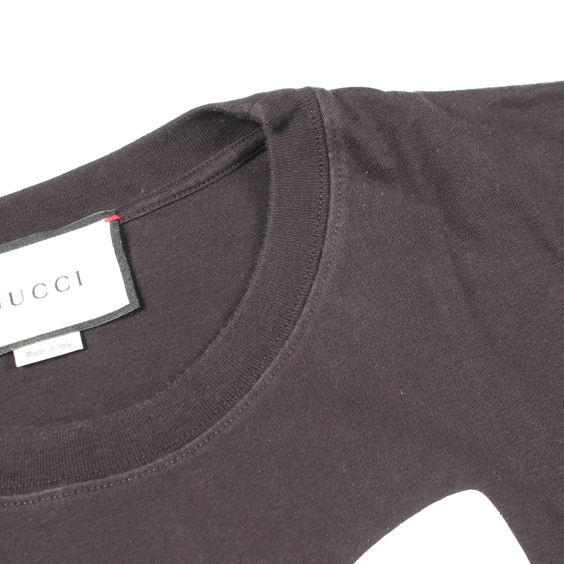 スパイクマスク 半袖Tシャツ コットン ブラック グッチ トップス GUCCI
