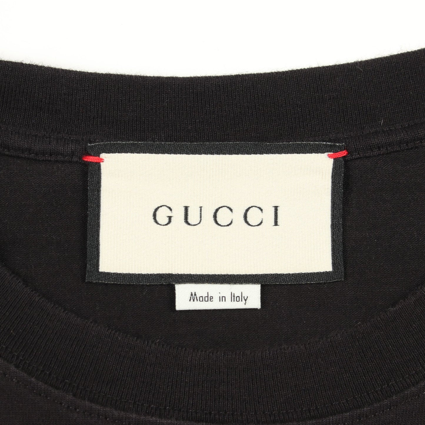 スパイクマスク 半袖Tシャツ コットン ブラック グッチ トップス GUCCI