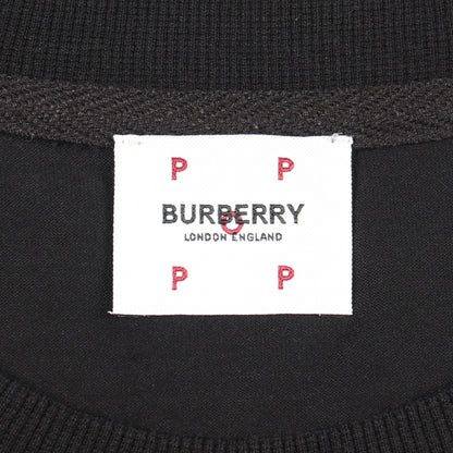 BURBERRY × Pop Trading Company ロゴグラフィック 半袖Tシャツ コットン ブラック バーバリー