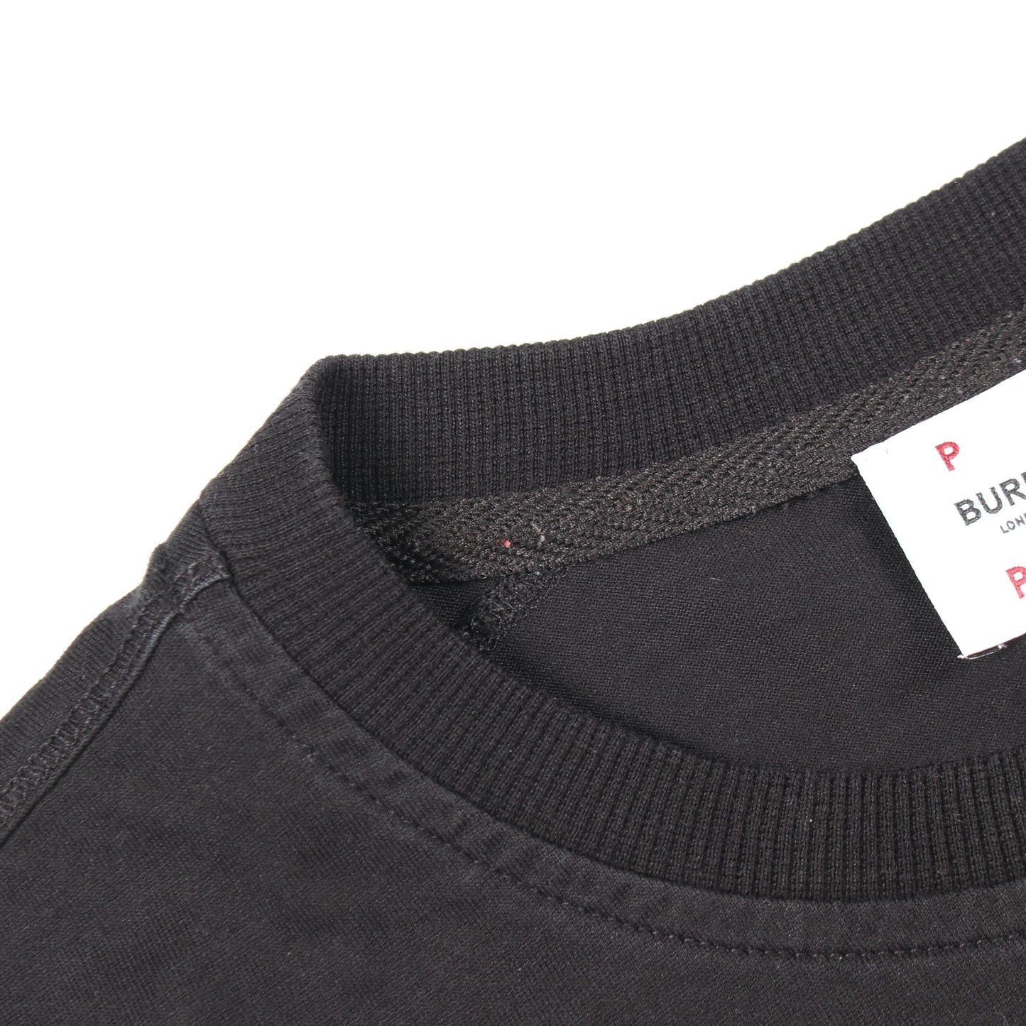 BURBERRY × Pop Trading Company ロゴグラフィック 半袖Tシャツ コットン ブラック バーバリー