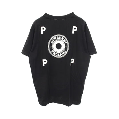 BURBERRY × Pop Trading Company ロゴグラフィック 半袖Tシャツ コットン ブラック バーバリー