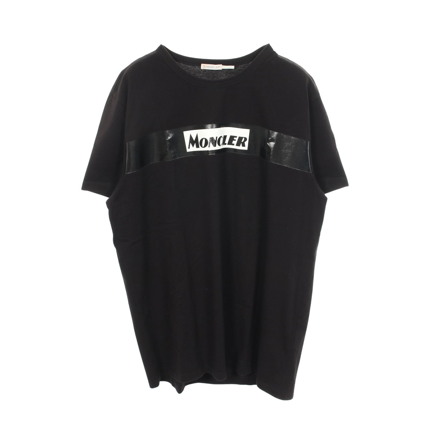 ロゴプリント 半袖Tシャツ コットン ブラック モンクレール