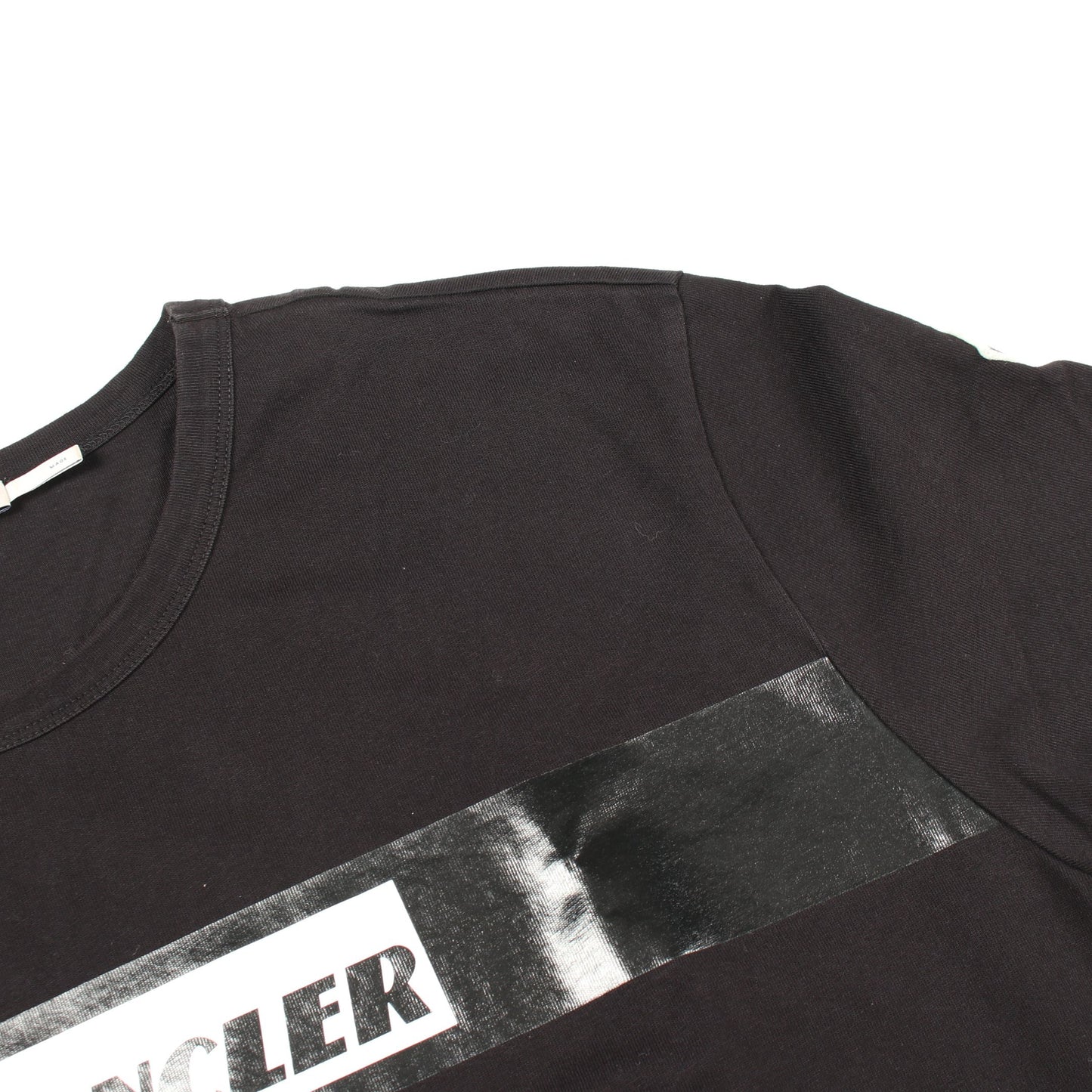 ロゴプリント 半袖Tシャツ コットン ブラック モンクレール