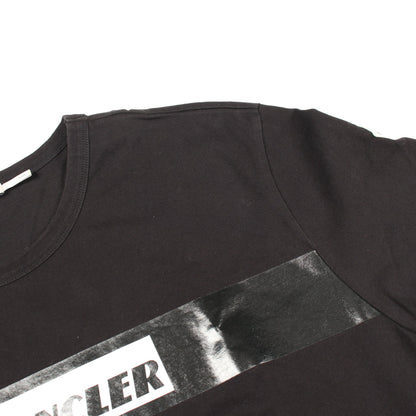 ロゴプリント 半袖Tシャツ コットン ブラック モンクレール