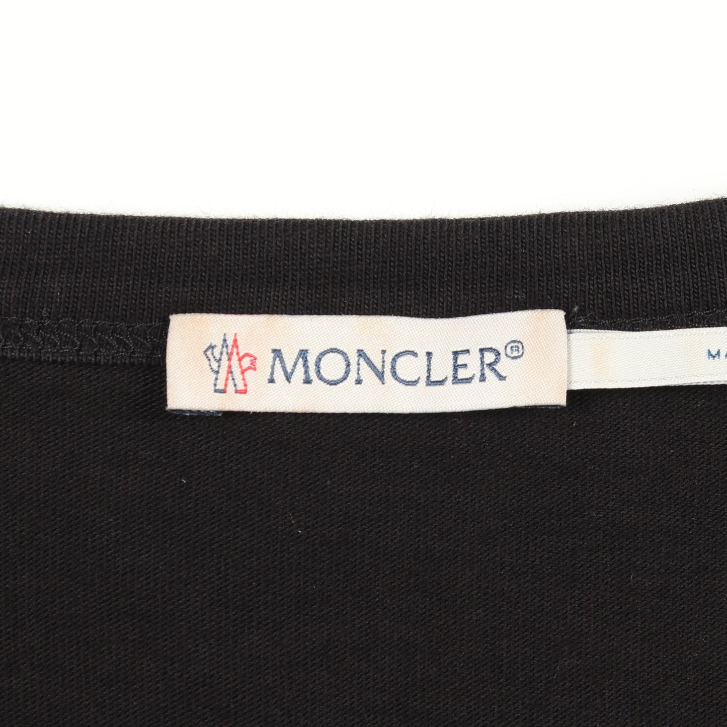 ロゴプリント 半袖Tシャツ コットン ブラック モンクレール
