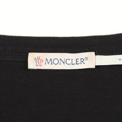 ロゴプリント 半袖Tシャツ コットン ブラック モンクレール