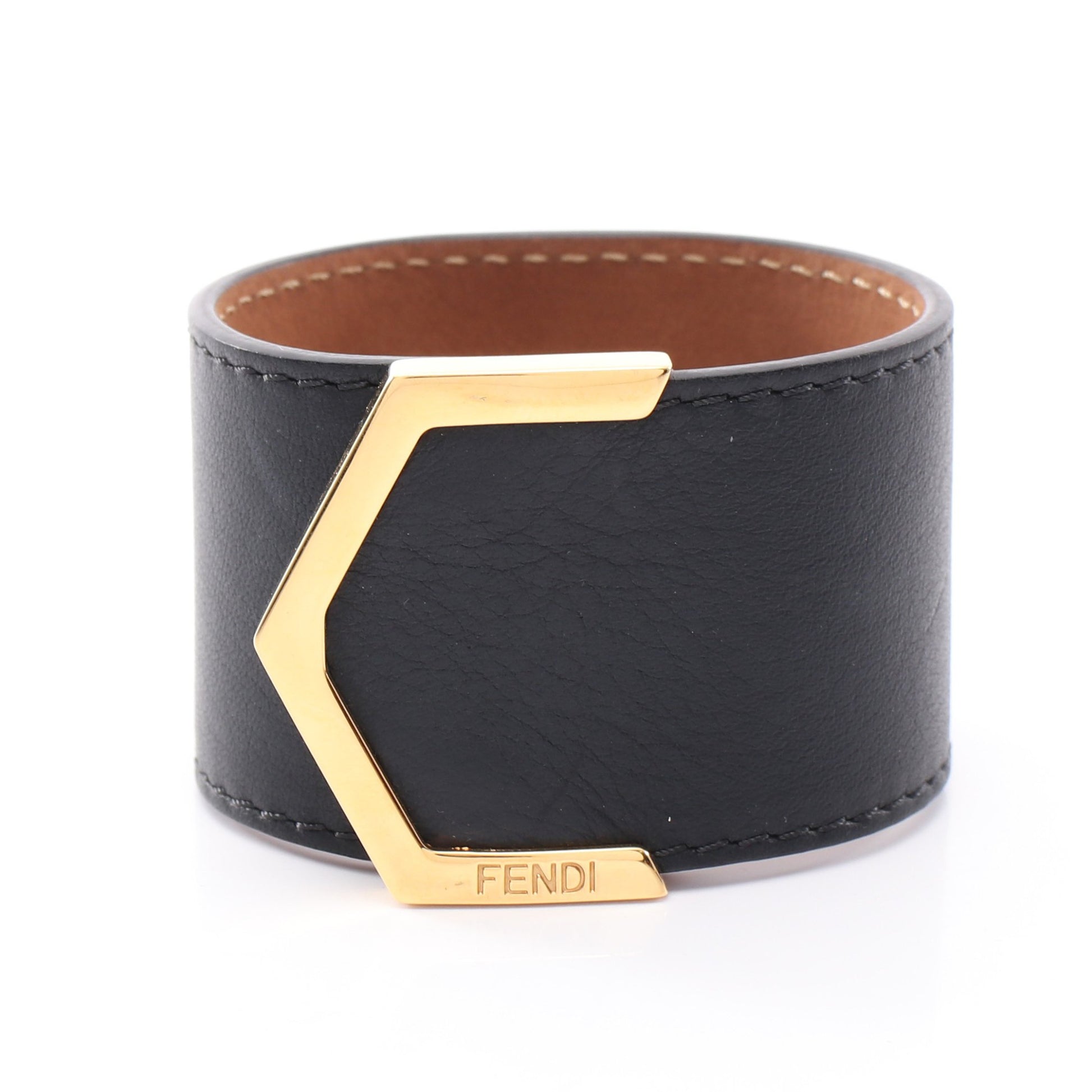 バングル レザー ブラック フェンディ アクセサリー FENDI