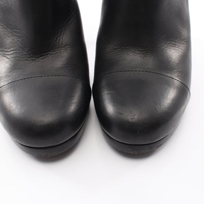 アンクル ブーツ レザー ブラック バレンシアガ