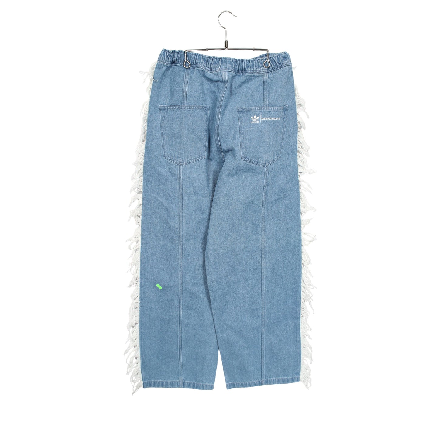 adidas × KSENIASCHNAIDER DENIM FRAYED JEAN デニムパンツ コットン ブルー アディダス