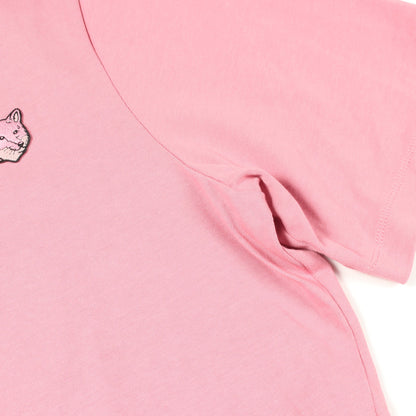 BOLD FOX HEAD PATCH COMFORT TEE SHIRT 半袖Tシャツ コットン ピンク メゾンキツネ