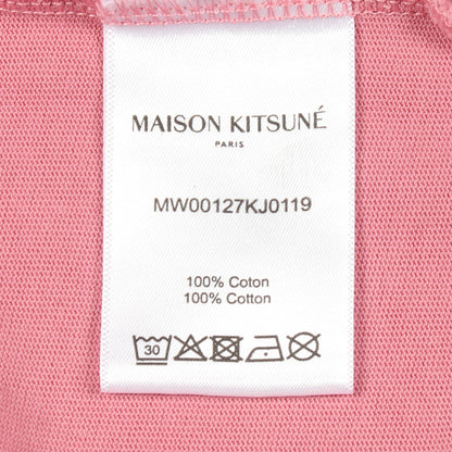 BOLD FOX HEAD PATCH COMFORT TEE SHIRT 半袖Tシャツ コットン ピンク メゾンキツネ