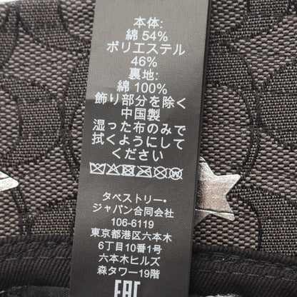 シグネチャー トゥインクル スター プリント バケットハット 帽子 キャンバス グレー コーチ