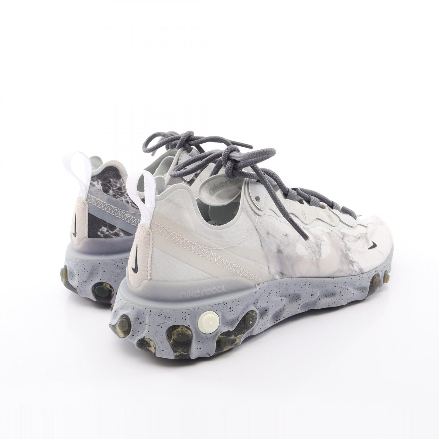 NIKE × KENDRICK LAMAR REACT ELEMENT 55 スニーカー ファブリック ライトグレー グレー ブラック ナイキ