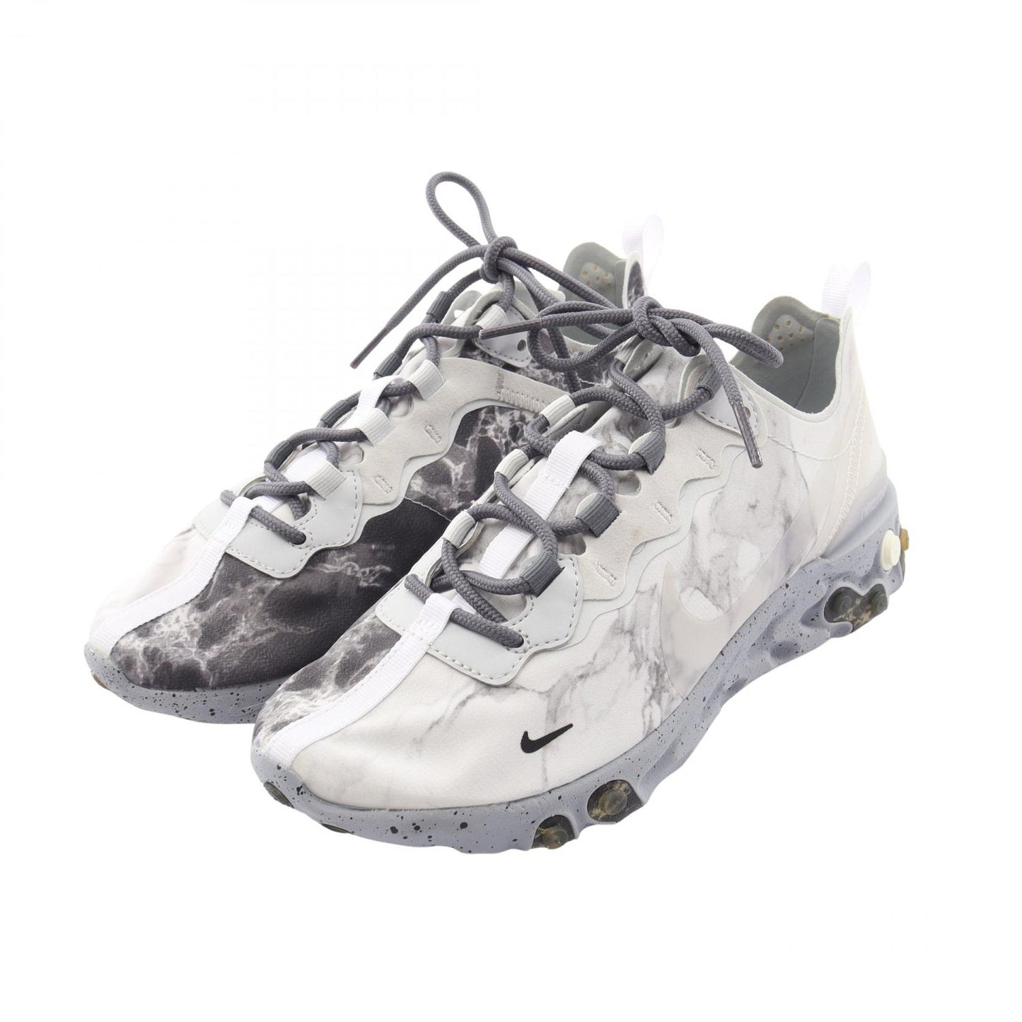 NIKE × KENDRICK LAMAR REACT ELEMENT 55 スニーカー ファブリック ライトグレー グレー ブラック ナイキ