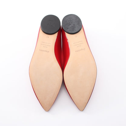 Brigitte ブリジット バレエシューズ フラットシューズ エナメルレザー レッド レペット