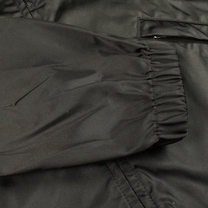 RE-NYLON ポーチ付き ジャケット ナイロン ブラック プラダ
