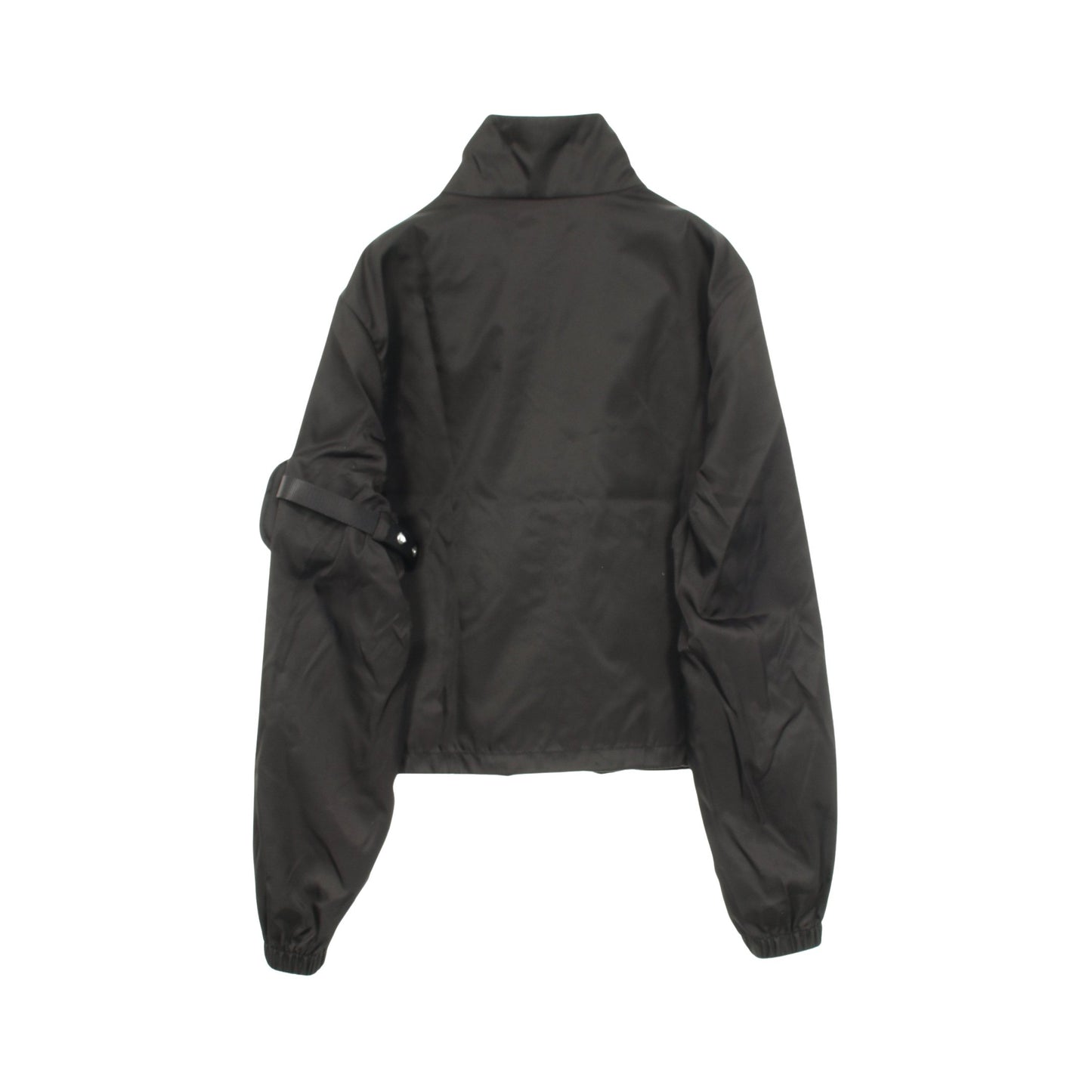RE-NYLON ポーチ付き ジャケット ナイロン ブラック プラダ