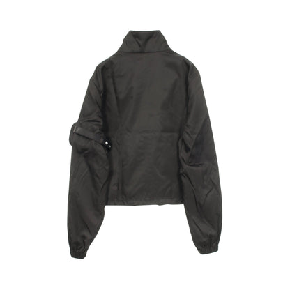 RE-NYLON ポーチ付き ジャケット ナイロン ブラック プラダ