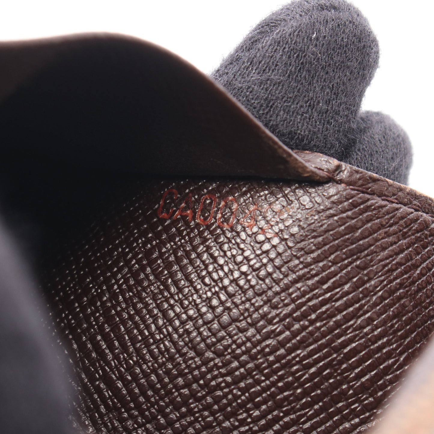 アンヴェロップ カルト ドゥ ヴィジット ダミエエベヌ 名刺入れ カードケース PVC ブラウン ルイヴィトン