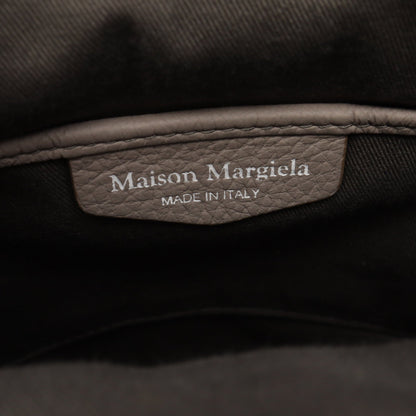 5AC スモール ショルダーバッグ レザー グレーベージュ メゾンマルジェラ11 バッグ Maison Margiela 11
